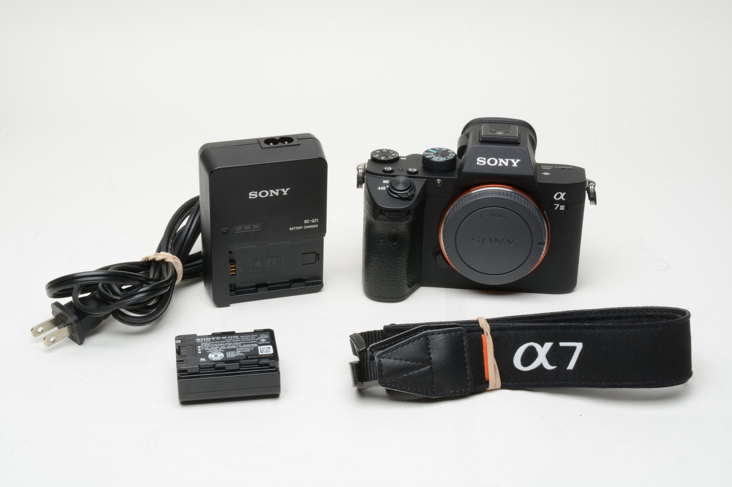 Sony Alpha a7 III Mirrorless body 24.2MP Body, batt+charger+strap, Only 2030 Acts!