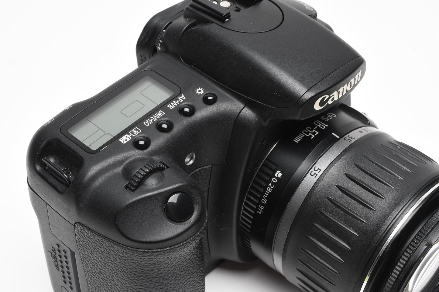 Canon EOS 20D DSLR w/18-55mm f/3.5-5.6 Lens, Batt., charger, +strap