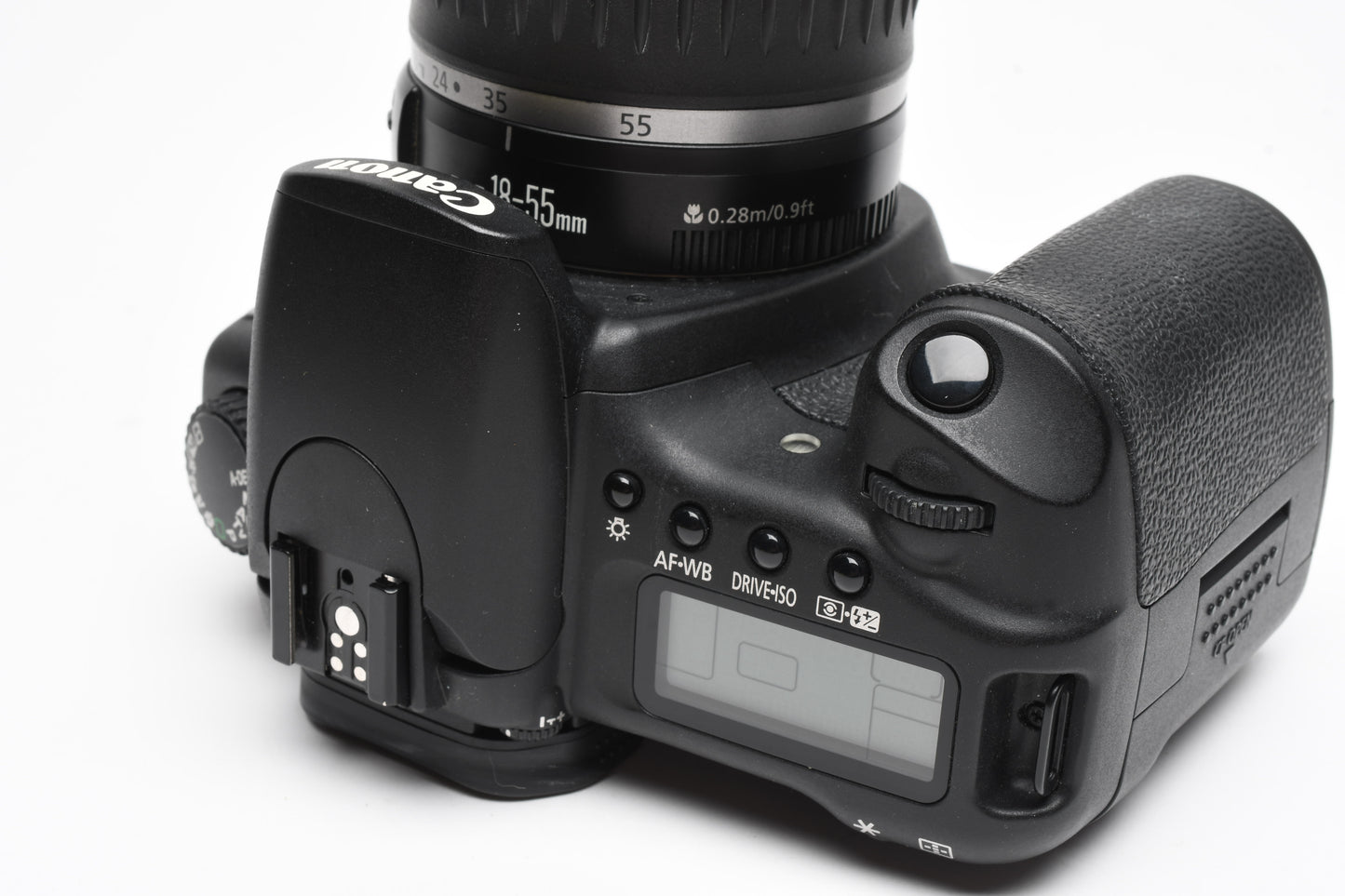 Canon EOS 20D DSLR w/18-55mm f/3.5-5.6 Lens, Batt., charger, +strap