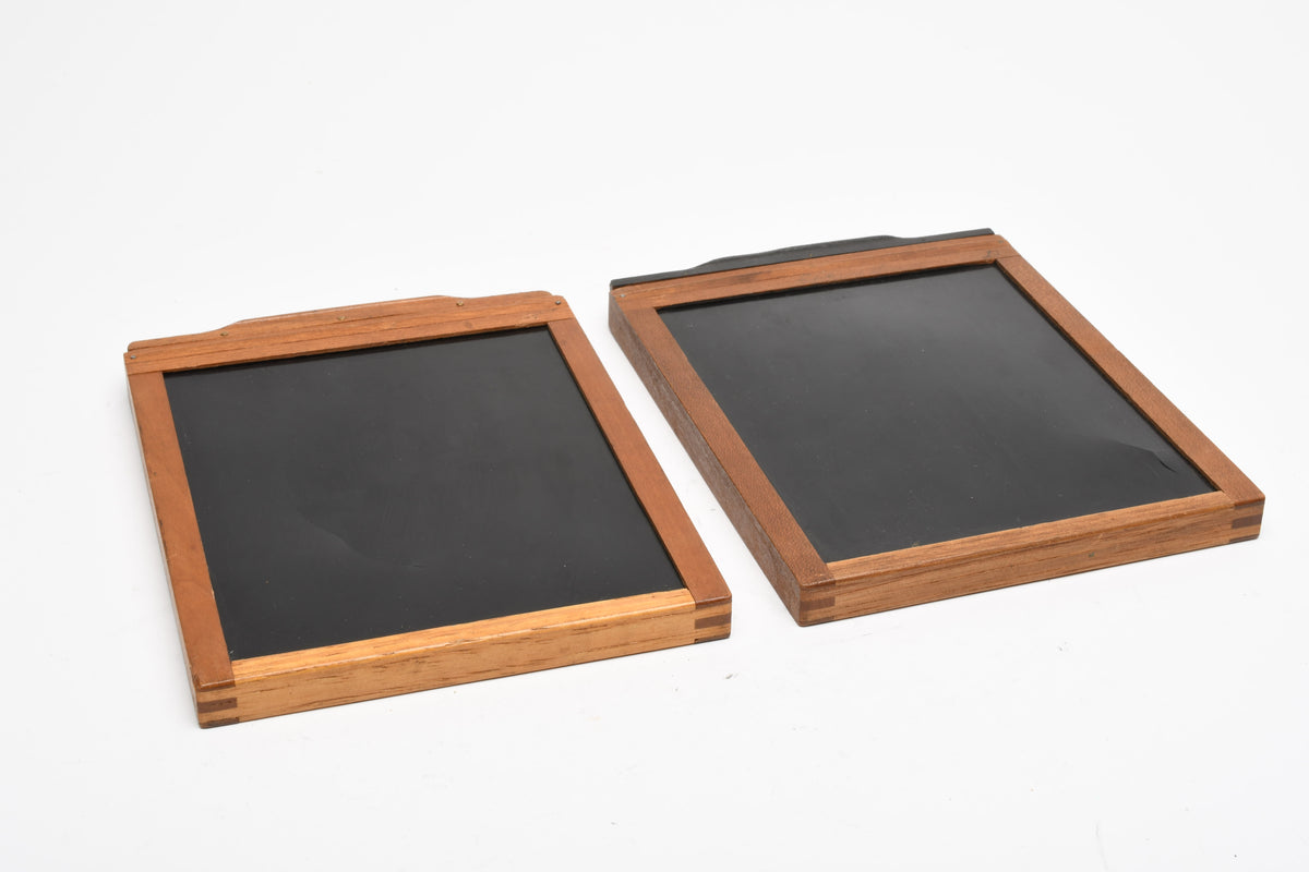 2X 5x7 Unbranded wood sheet film holder (Brown) Very clean, Vintage