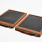 2X 5x7 Unbranded wood sheet film holder (Brown) Very clean, Vintage