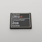 SanDisk Ultra II 2GB CF Compact Flash Card in Jewel Case (black)