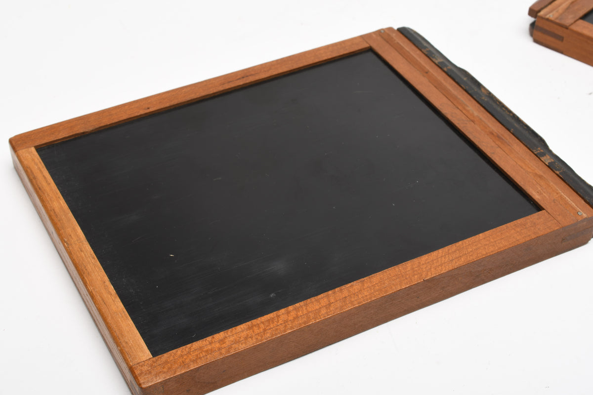 2X 5x7 Unbranded wood sheet film holder (Brown) Very clean, Vintage