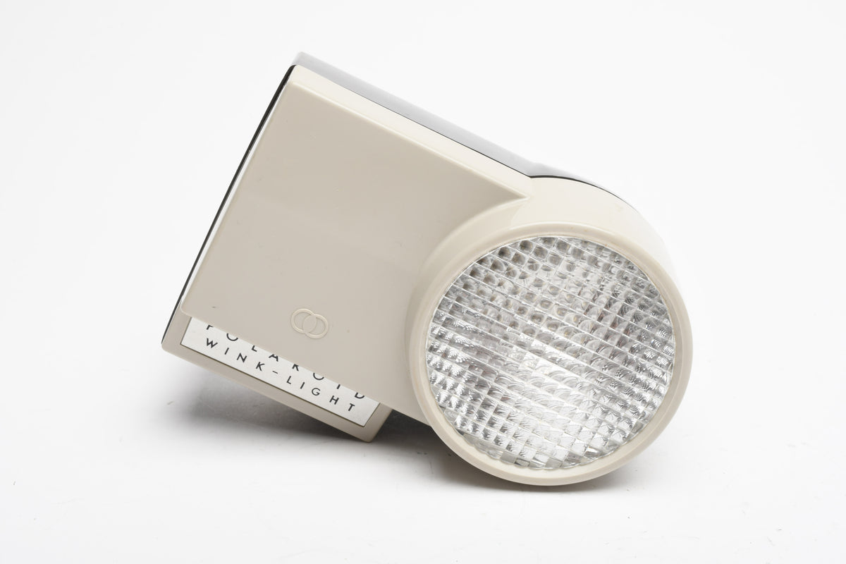 Set of 2:  Polaroid Model 240 Power Flash & Polaroid Wink Light Flash, Nice & Clean