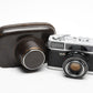 Minolta AL 35mm Rangefinder camera, Case, Meter works, no shutter, Parts or Repair