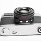 Minolta AL 35mm Rangefinder camera, Case, Meter works, no shutter, Parts or Repair