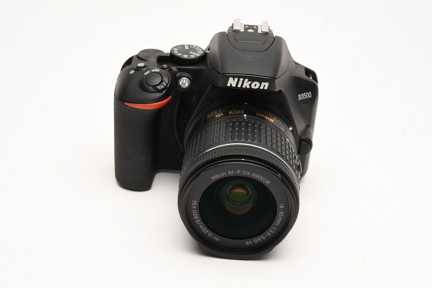 Nikon D3500 DSLR Camera w/AF-P 18-55mm f3.5-5.6 G VR zoom USA, only 478 Acts!!