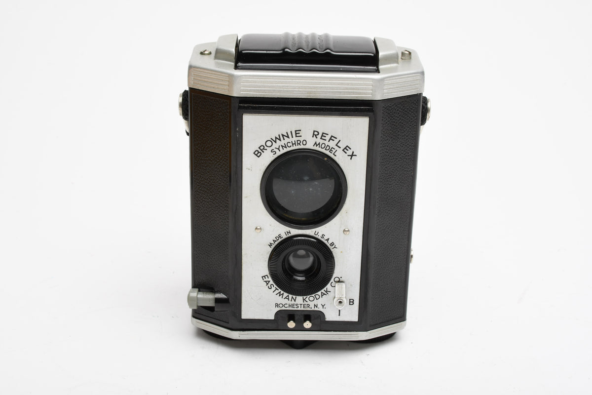 Kodak Brownie Reflex Synchro model, Manual, Box, Works!