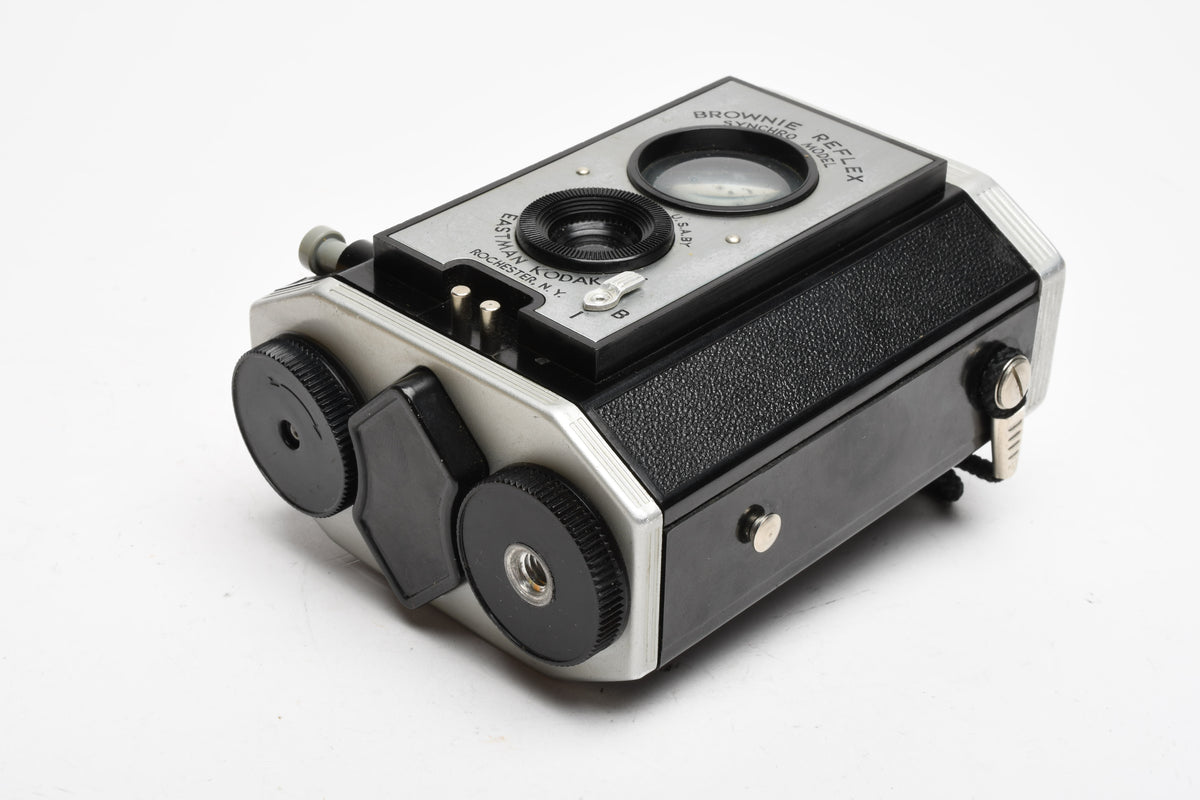 Kodak Brownie Reflex Synchro model, Manual, Box, Works!