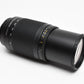 Nikon AF Zoom Nikkor 70-300mm f4.5-5.6G zoom, caps, hood, (Black) Boxed, Mint