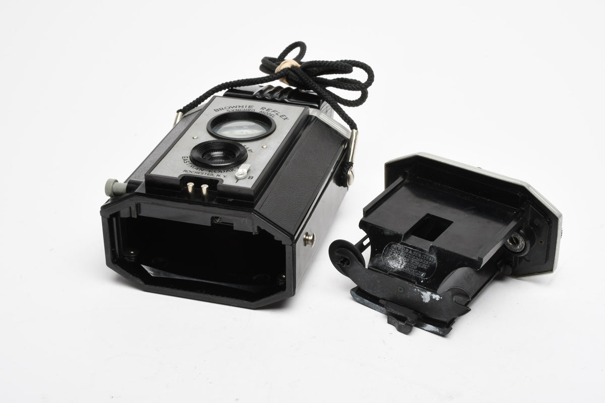 Kodak Brownie Reflex Synchro model, Manual, Box, Works!