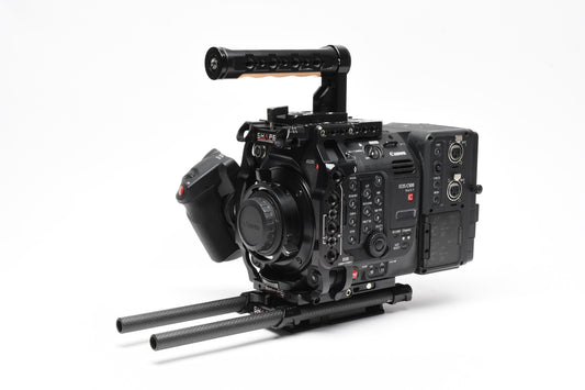 Canon EOS C500 Mark II w/2Batts, Monitor, Magnifier, Grip, Cage, EF & PL, Great bundle!