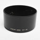 Canon BT-55 plastic lens hood, very clean, genuine Canon