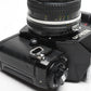 Nikon N2000 35mm SLR W/Nikkor 50mm F1.8, strap, Sky, tested, Good!