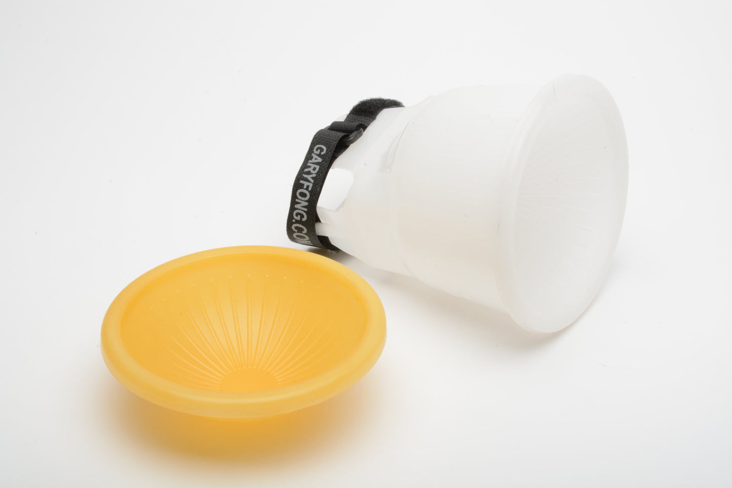 Dan Fong Universal light sphere diffuser w/white & amber domes