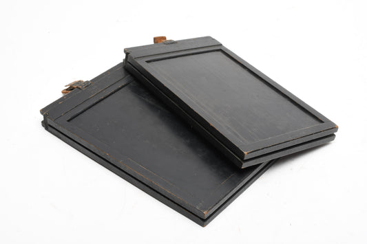 2X 3.25 x 4.5" sheet film holders, Vintage, all wood w/metal locks, Great!