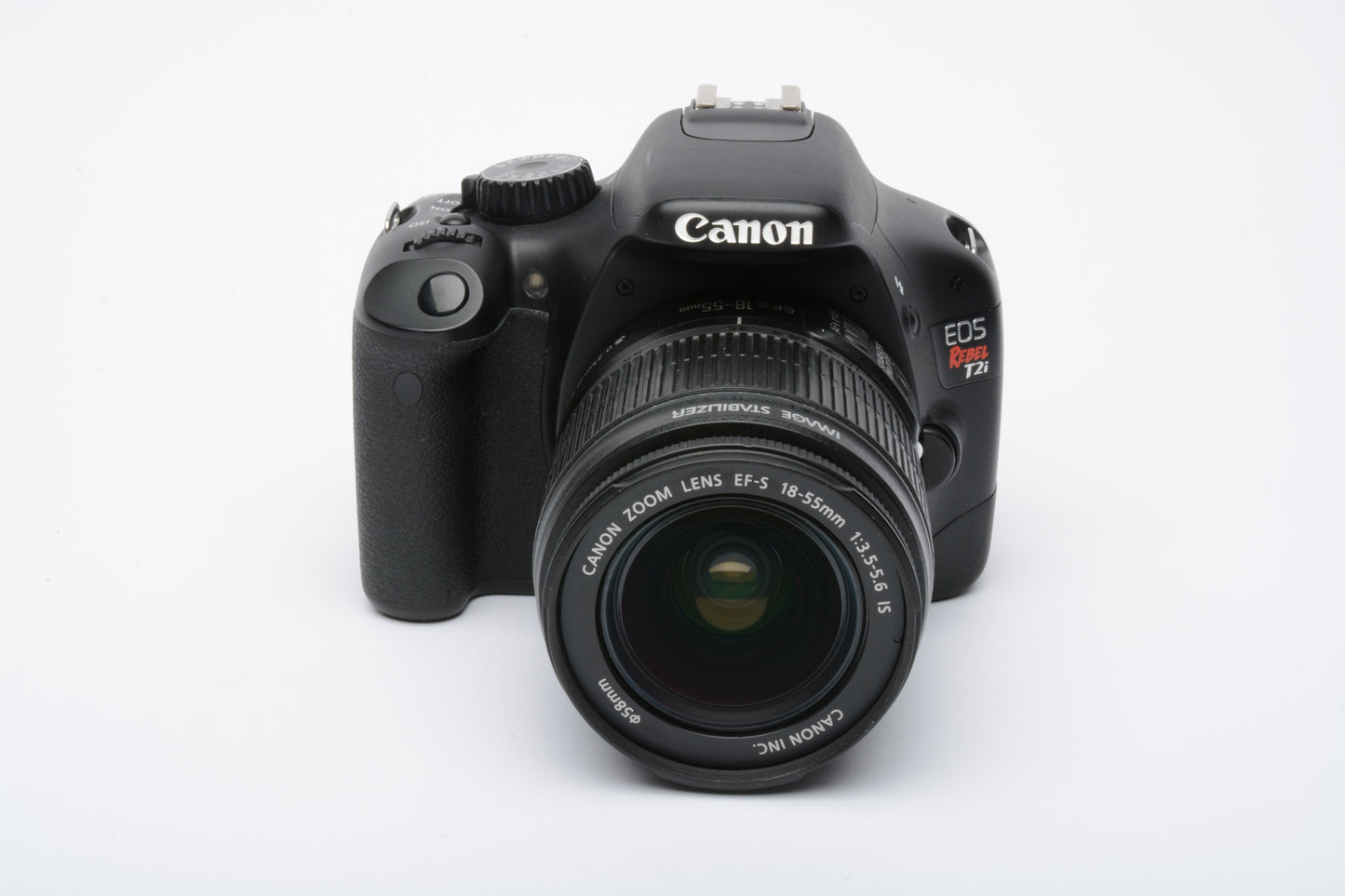 Canon Rebel T2i DSLR w/EF-S 18-55mm f3.5-5.6 IS, Only 2584 acts. +Pola & USB