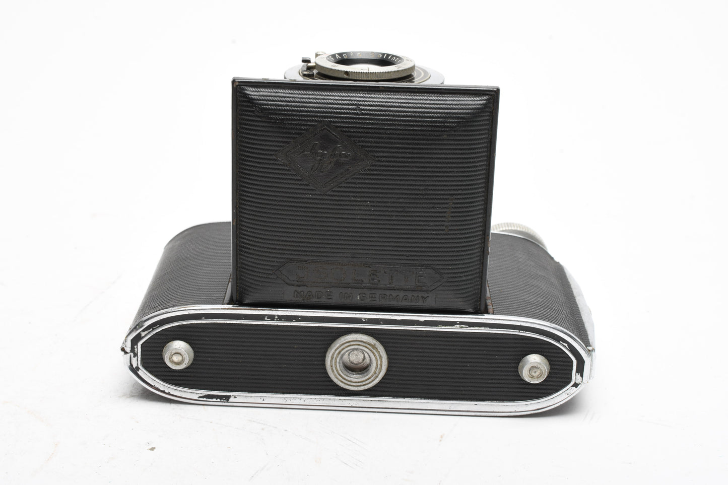 Agfa Isolette 120 folding camera w/Solinar 8.5cm f4.5 lens, Works!