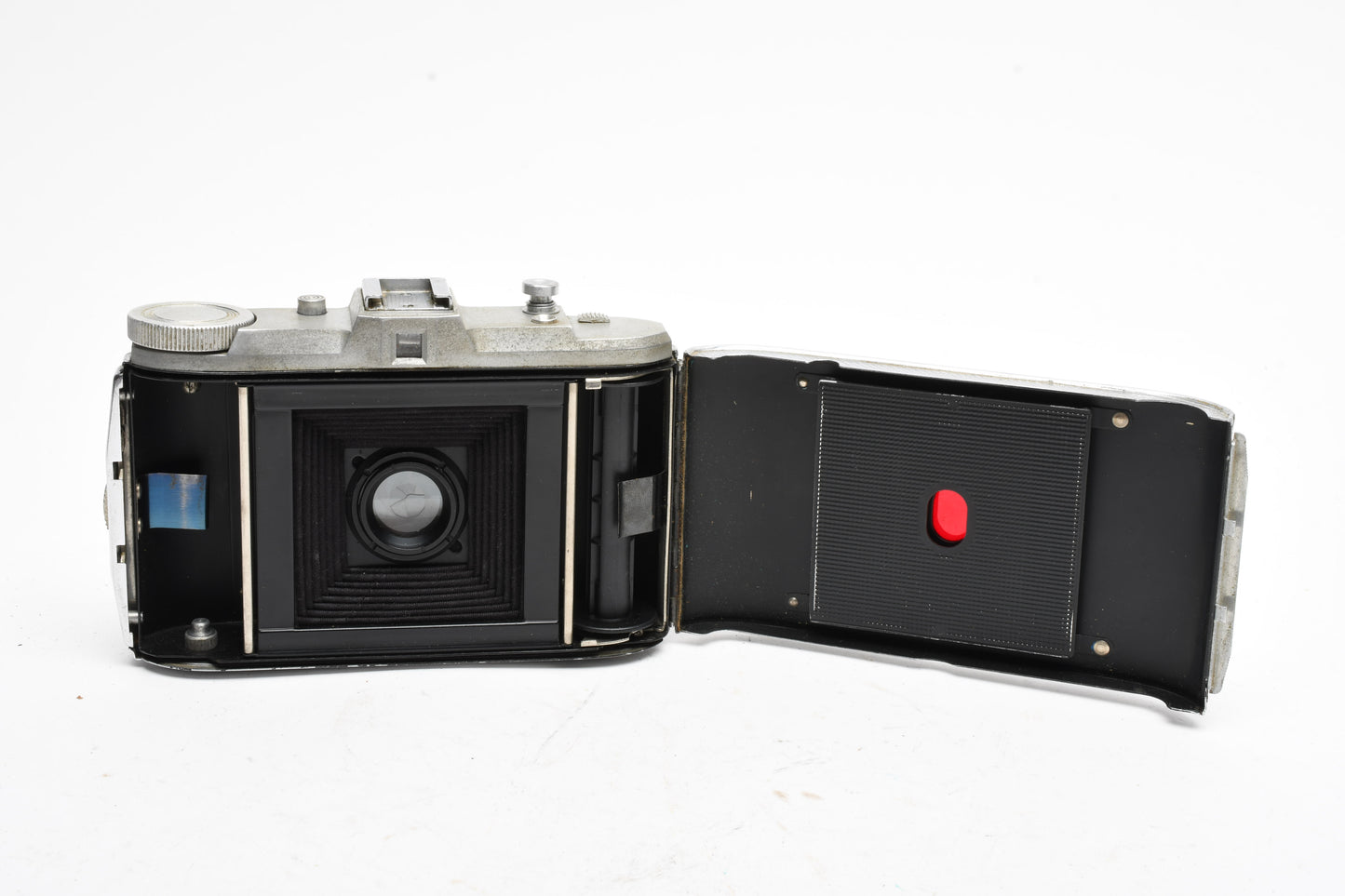 Agfa Isolette 120 folding camera w/Solinar 8.5cm f4.5 lens, Works!