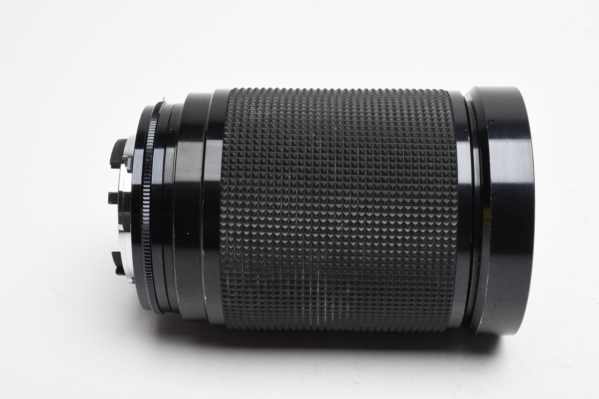 Vivitar MF MC 28-200mm f3.5-5.3 Nikon Ai-S telephoto zoom lens, 1A+Caps, Great!
