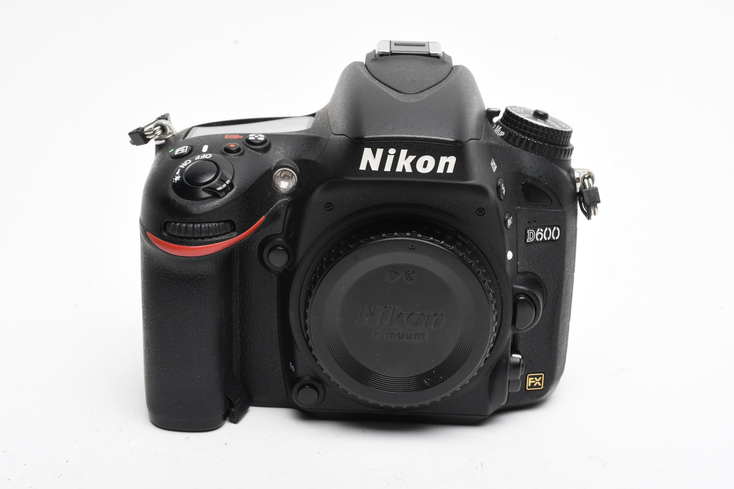 Nikon D600 DSLR Body w/Batt, charger, strap, Only 17K Acts, Tested