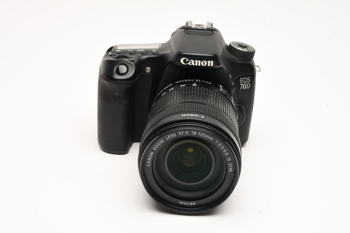 Canon EOS 70D DSLR w/18-135mm IS STM Lens, Boxed, Clean, Nice