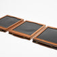 3X 4x5 wood sheet film holder (Brown) Very clean, Vintage
