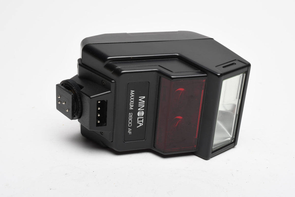 Minolta Maxxum AF 2800AF flash, tested, Good!
