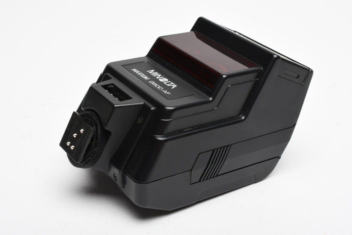 Minolta Maxxum AF 2800AF flash, tested, Good!