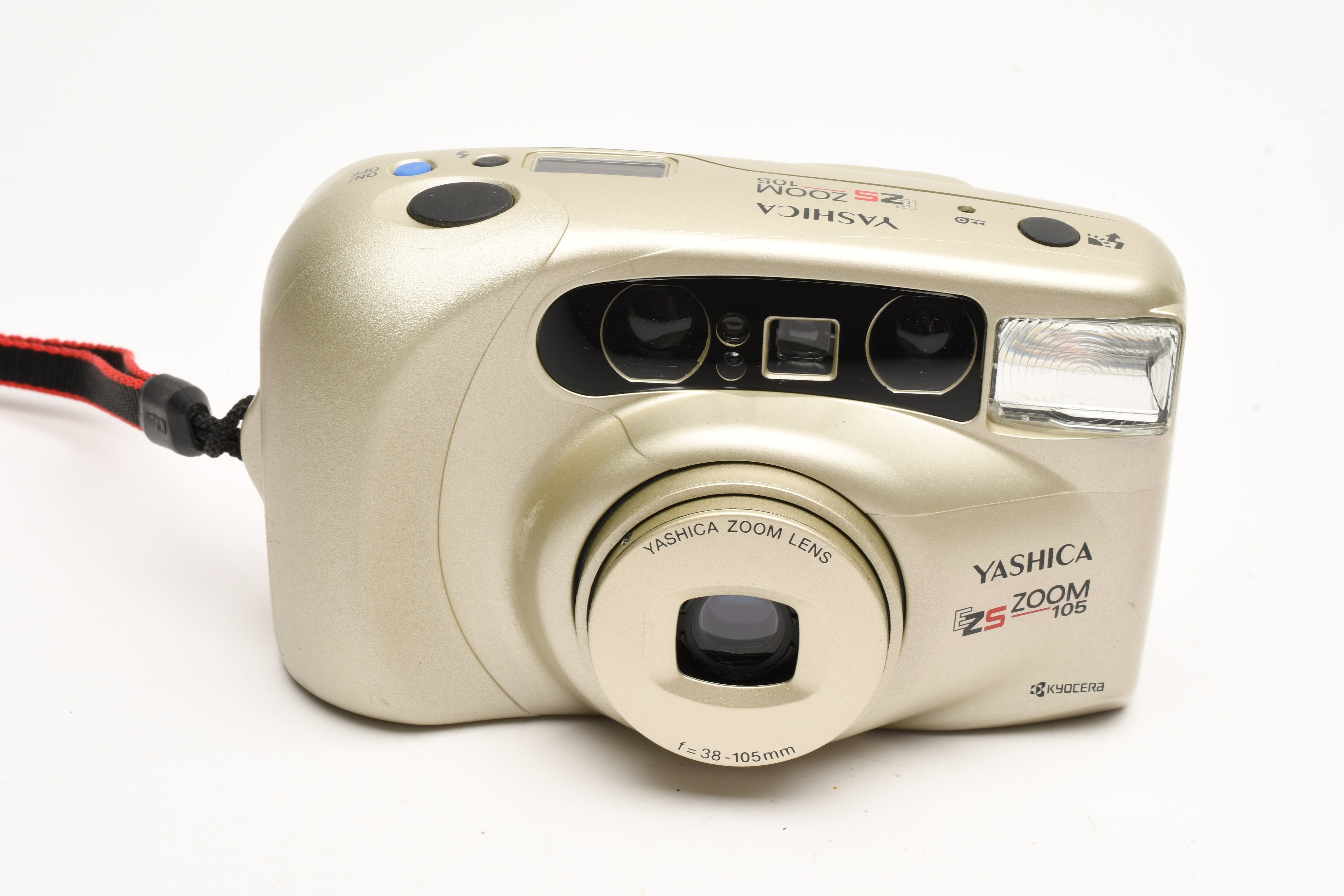 Yashica EZS Zoom 105 35mm Point&Shoot w/38-105mm zoom, tested, +