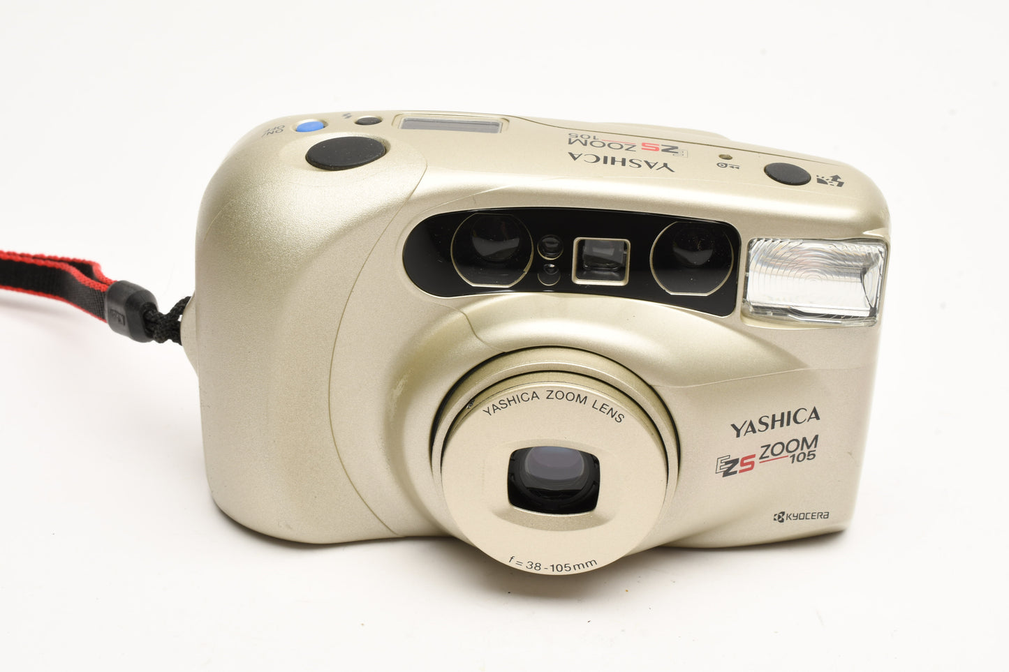 Yashica EZS Zoom 105 35mm Point&Shoot w/38-105mm zoom, tested, +Case