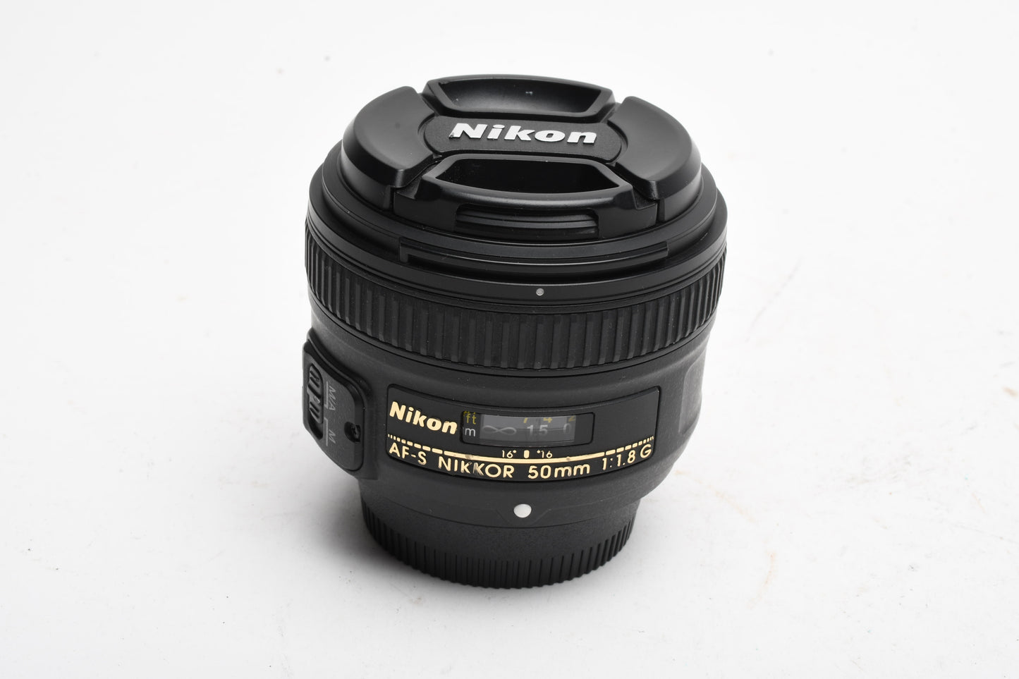 Nikon AF-S Nikkor 50mm f/1.8 G w/Caps, Great