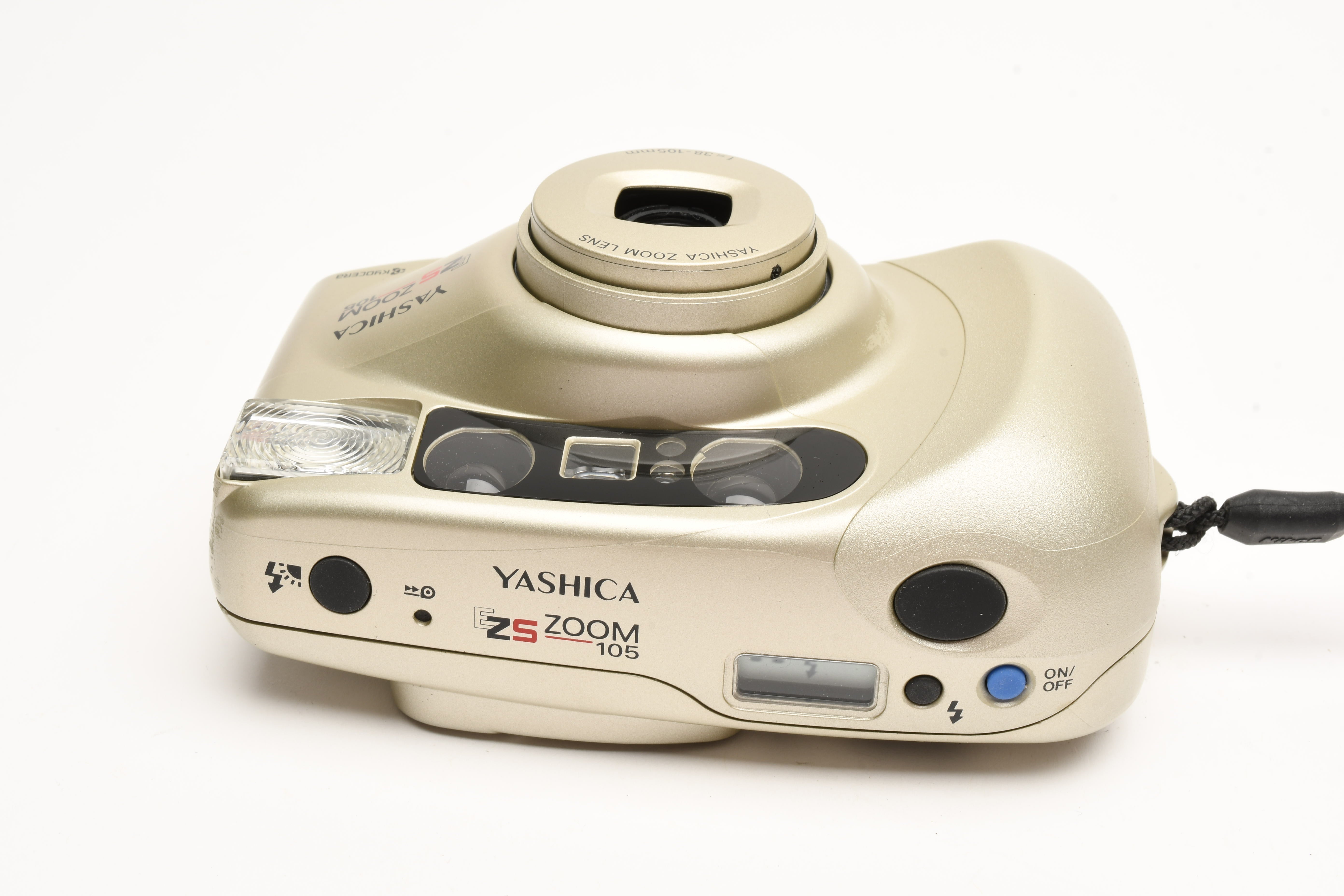 Yashica EZS Zoom 105 35mm Point&Shoot w/38-105mm zoom, tested, +