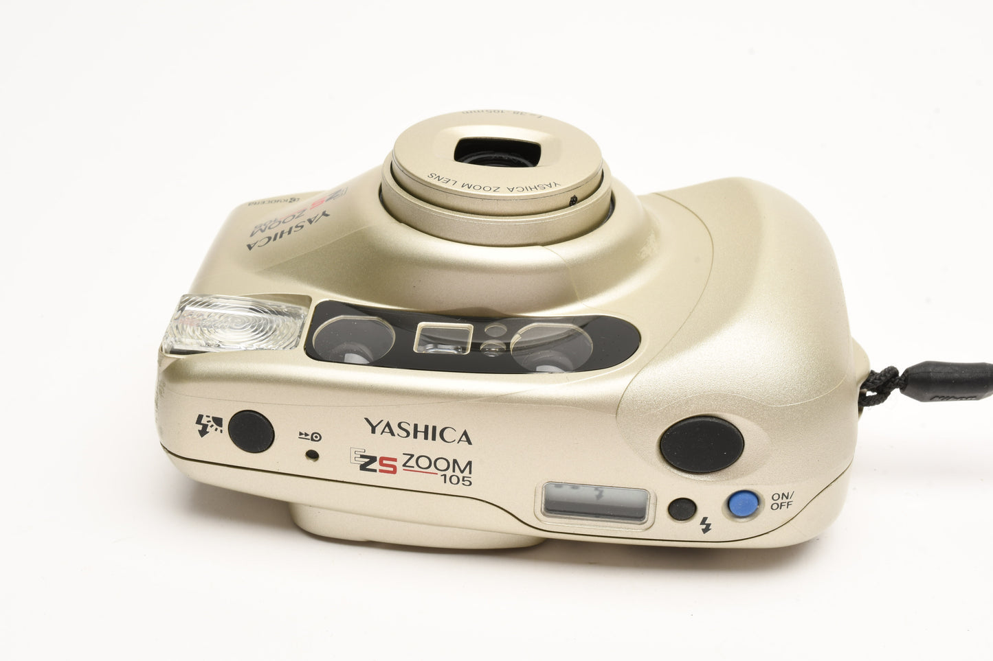 Yashica EZS Zoom 105 35mm Point&Shoot w/38-105mm zoom, tested, +Case