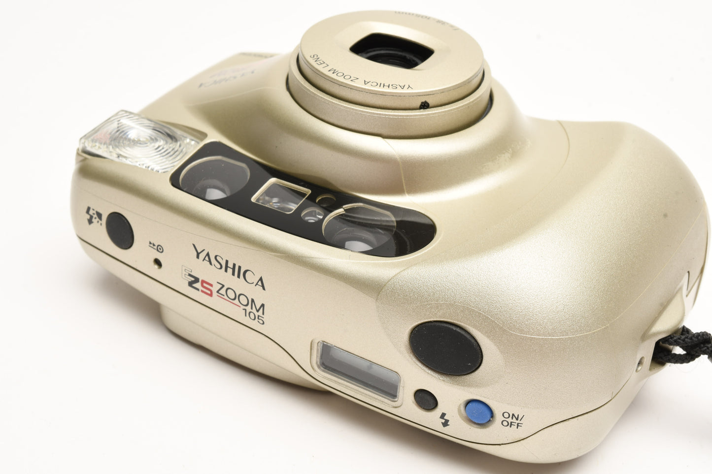 Yashica EZS Zoom 105 35mm Point&Shoot w/38-105mm zoom, tested, +Case