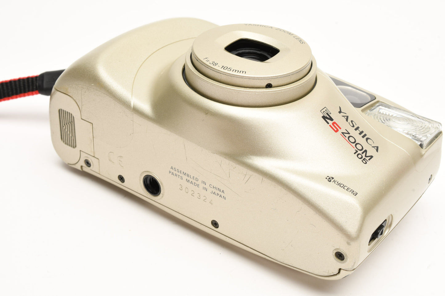 Yashica EZS Zoom 105 35mm Point&Shoot w/38-105mm zoom, tested, +Case