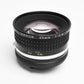 Nikon Nikkor 20mm f2.8 Ai-S Prime Lens, Caps, Clean!