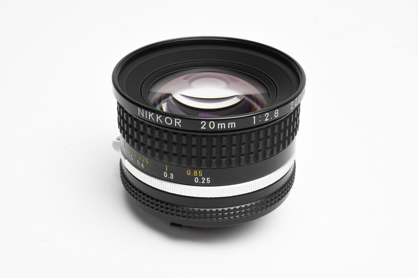 Nikon Nikkor 20mm f2.8 Ai-S Prime Lens, Caps, Clean!