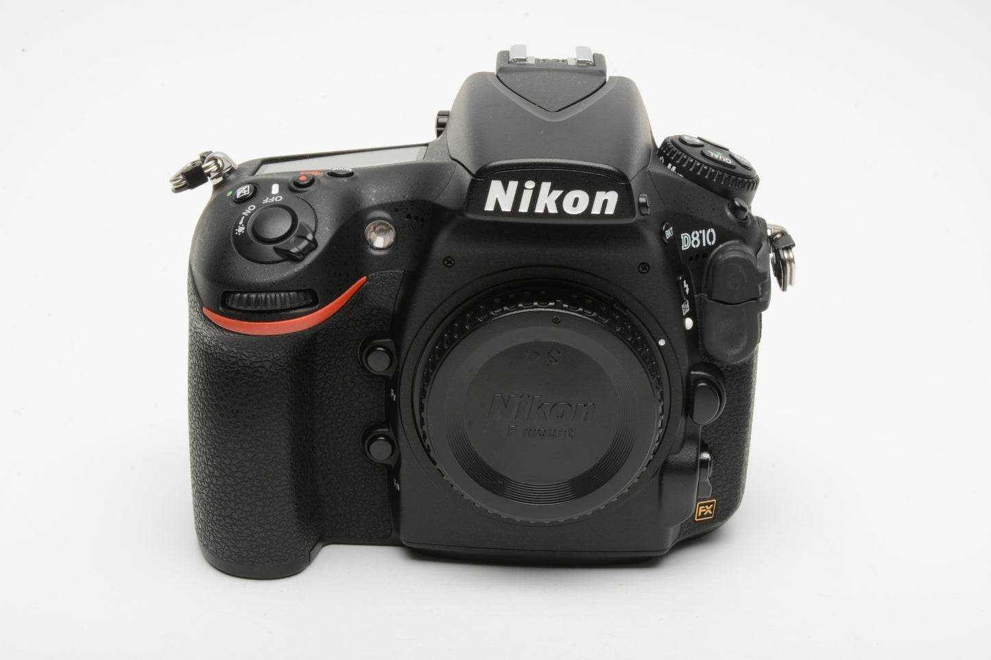 Nikon D810 DSLR Body, 9592 Acts,  batt+charger, USB and strap, Great!