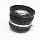 Nikon Nikkor 20mm f2.8 Ai-S Prime Lens, Caps, Clean!