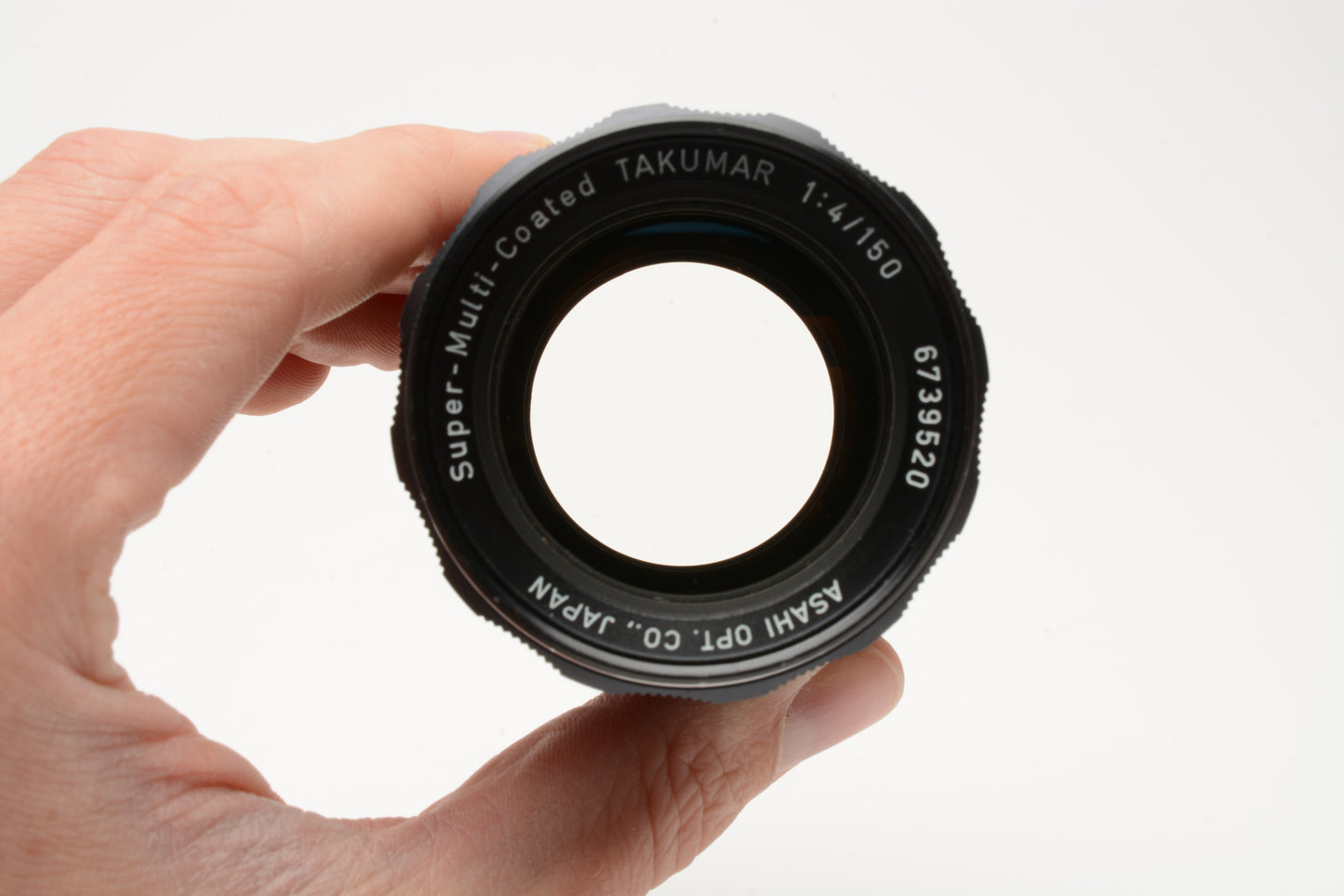 Asahi Pentax Super Takumar 150mm f4 lens, caps, Good!