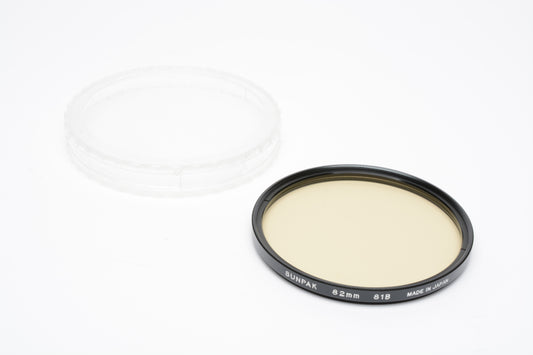 Sunpak 82mm 81B warming filter in jewel case