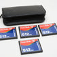 4X Sandisk 512MB CF cards in great pouch, clean, formatted