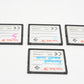 4X Sandisk 512MB CF cards in great pouch, clean, formatted