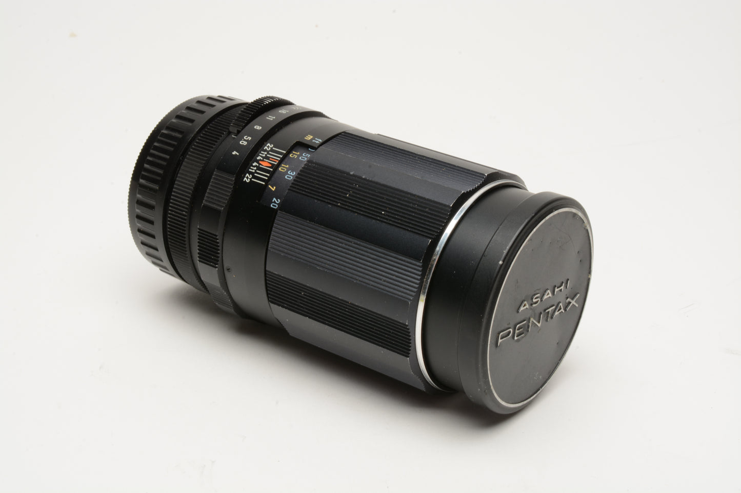 Asahi Pentax Super Takumar 150mm f4 lens, caps, Good!