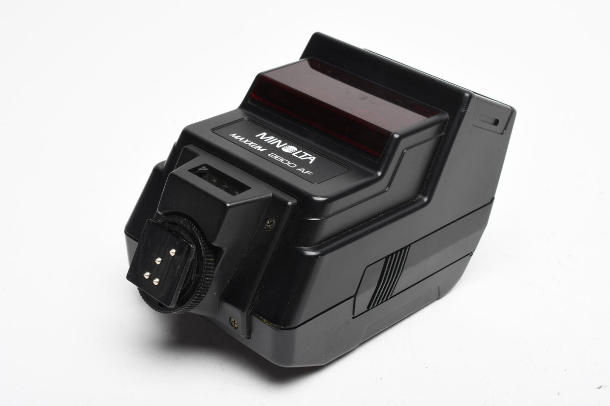 Minolta Maxxum AF 2800AF flash, tested, Good!