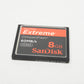 Sandisk Extreme 8GB CF 60MB/S UDMA in jewel case, clean, formatted