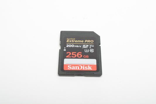 Sandisk Extreme Pro 256GB 200MB/s SD card