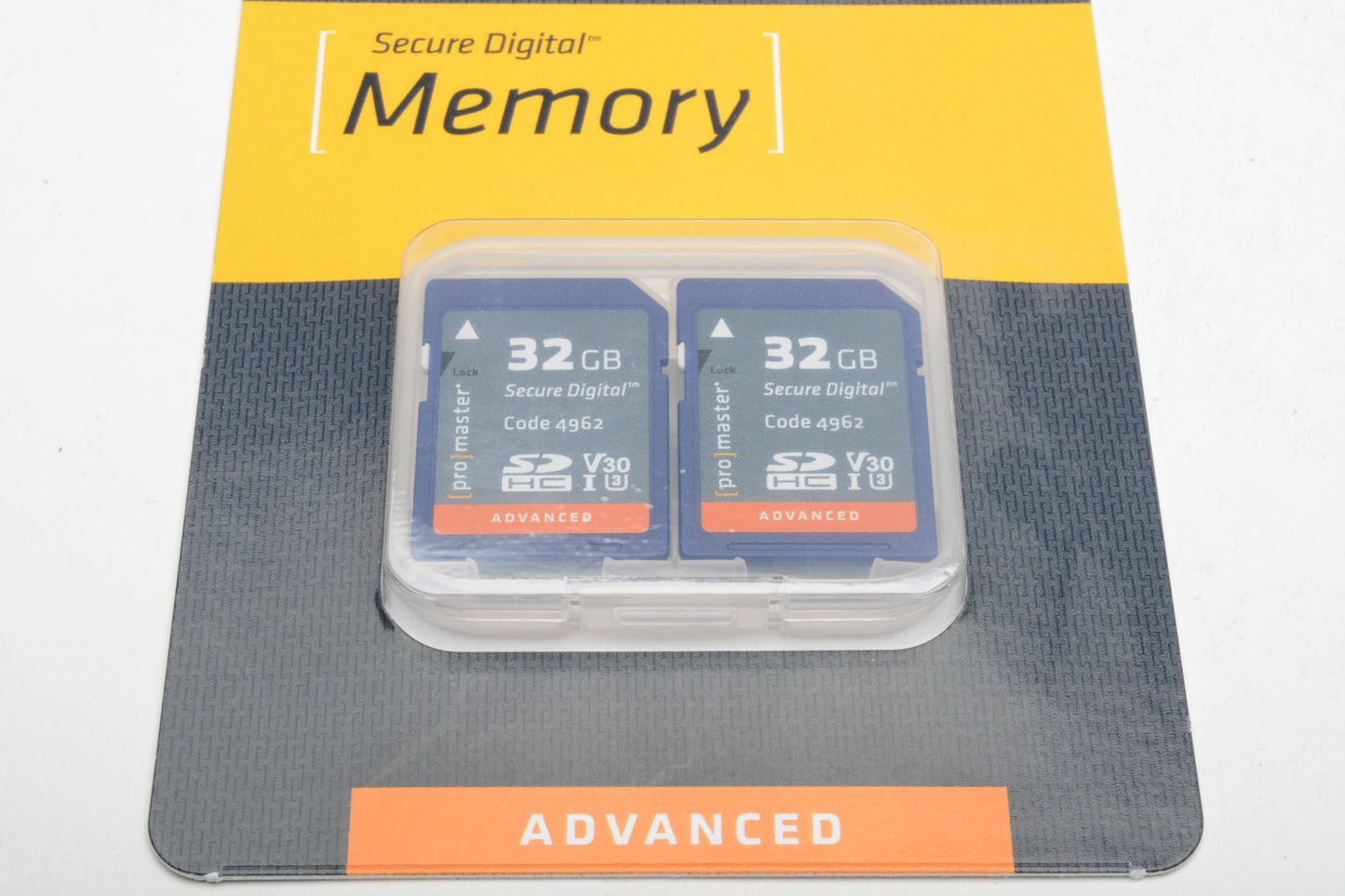 2X Promaster 32GB #4962 SD cards (New)