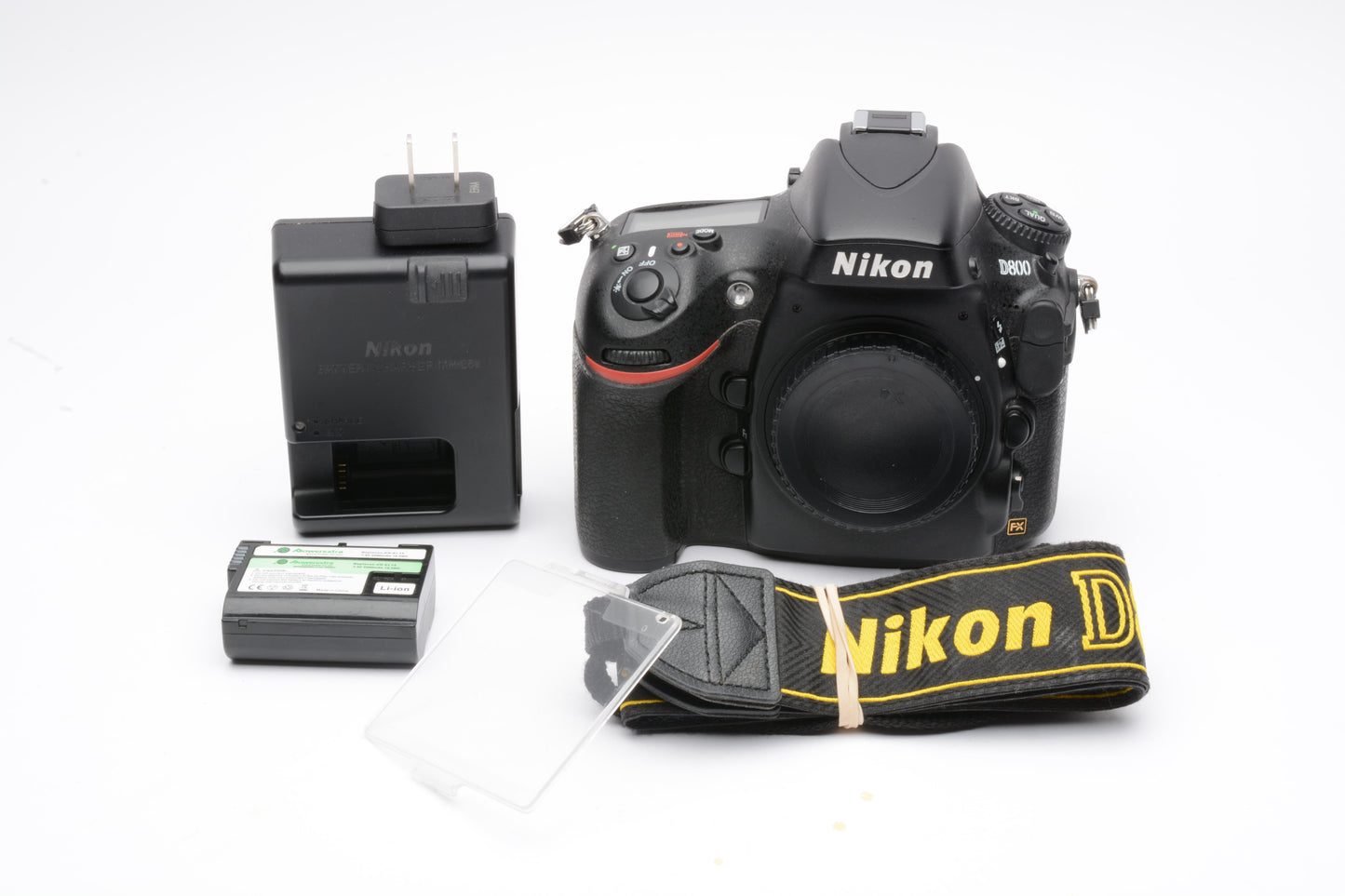 Nikon D800 DSLR body, USA version, batt+charger Only 11,848 Acts!